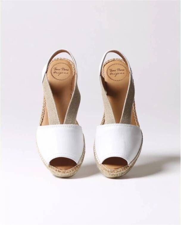 Toni Pons Flat Sandals White Dames
