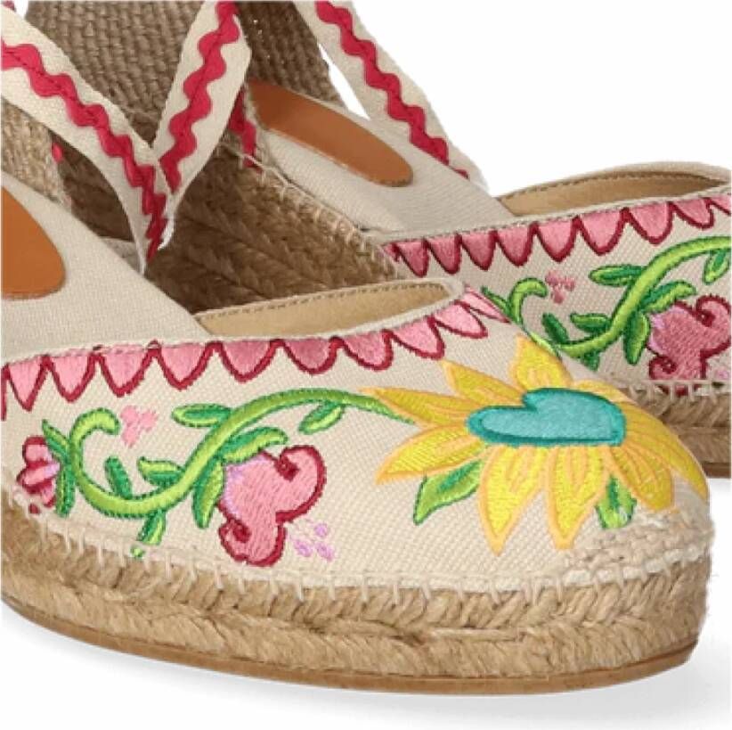 Toni Pons Gevlochten Jute Sleehak Sandalen