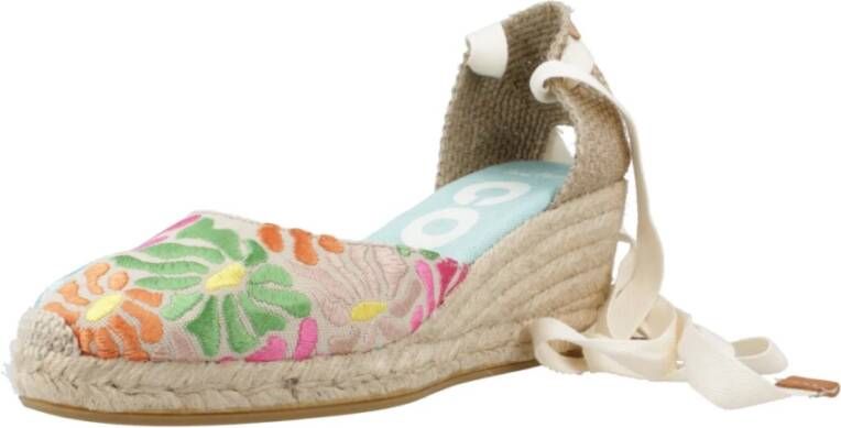 Toni Pons Klassieke sleehakken met Castell Alpargata-stijl Multicolor Dames