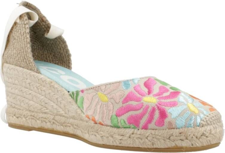 Toni Pons Klassieke sleehakken met Castell Alpargata-stijl Multicolor Dames