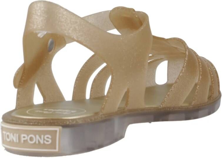 Toni Pons Platte sandalen voor dames Yellow Dames