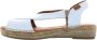 Toni Pons Elda-P Dames Espadrilles Blanc Wit Leer ELDAPblanc - Thumbnail 10
