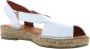 Toni Pons Elda-P Dames Espadrilles Blanc Wit Leer ELDAPblanc - Thumbnail 11