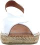 Toni Pons Elda-P Dames Espadrilles Blanc Wit Leer ELDAPblanc - Thumbnail 12