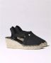 Toni Pons Ter Dames Espadrilles Negre | Zwart | Linnen - Thumbnail 4