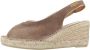 Toni Pons Leslie Dames Espadrilles Suede Taupe - Thumbnail 6