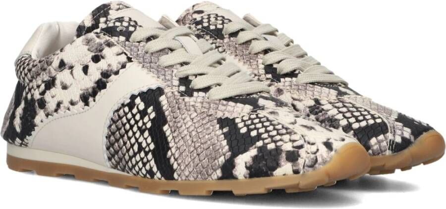 Toral Beige Animal Print Sneakers voor Dames Multicolor Dames