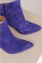 Toral Blauwe Suède Ritslaarzen Blue Dames - Thumbnail 5