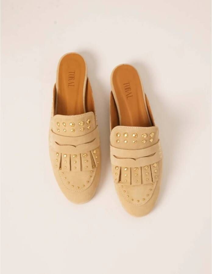 Toral Camille slippers zand Beige Dames