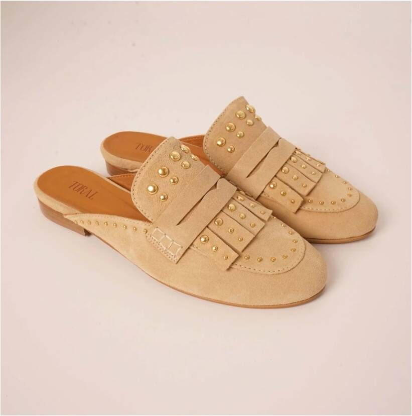 Toral Camille slippers zand Beige Dames