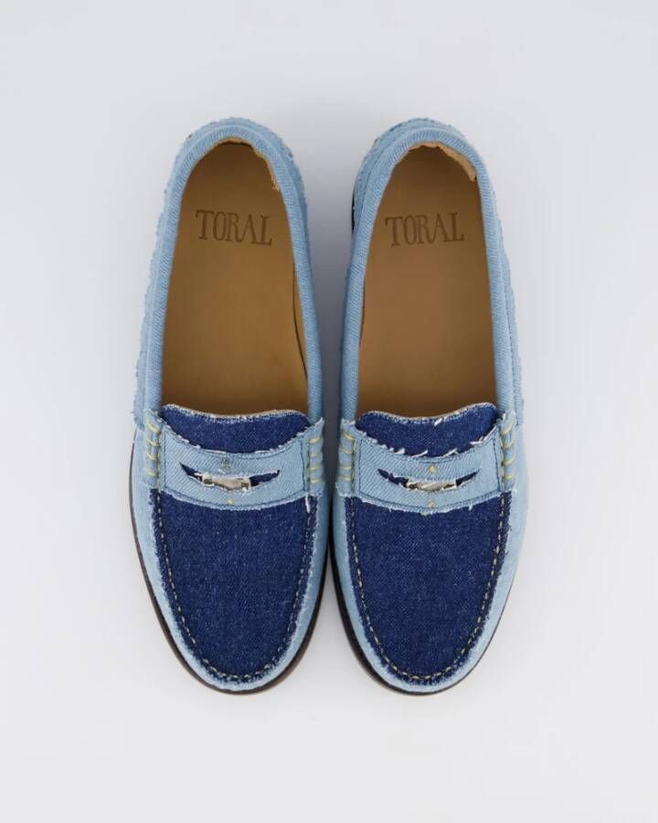 Toral Coin Loafer Blue Dames