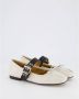 TORAL Ballerina Dames Astrid Maat: 38 Materiaal: Leer Kleur: Wit - Thumbnail 9