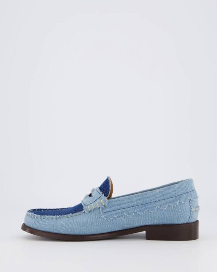 Toral Dames Coin Loafer Blauw Jeans Blue Dames