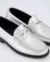 Toral Dames Coin Loafer Metallic Zilver Gray Dames - Thumbnail 6