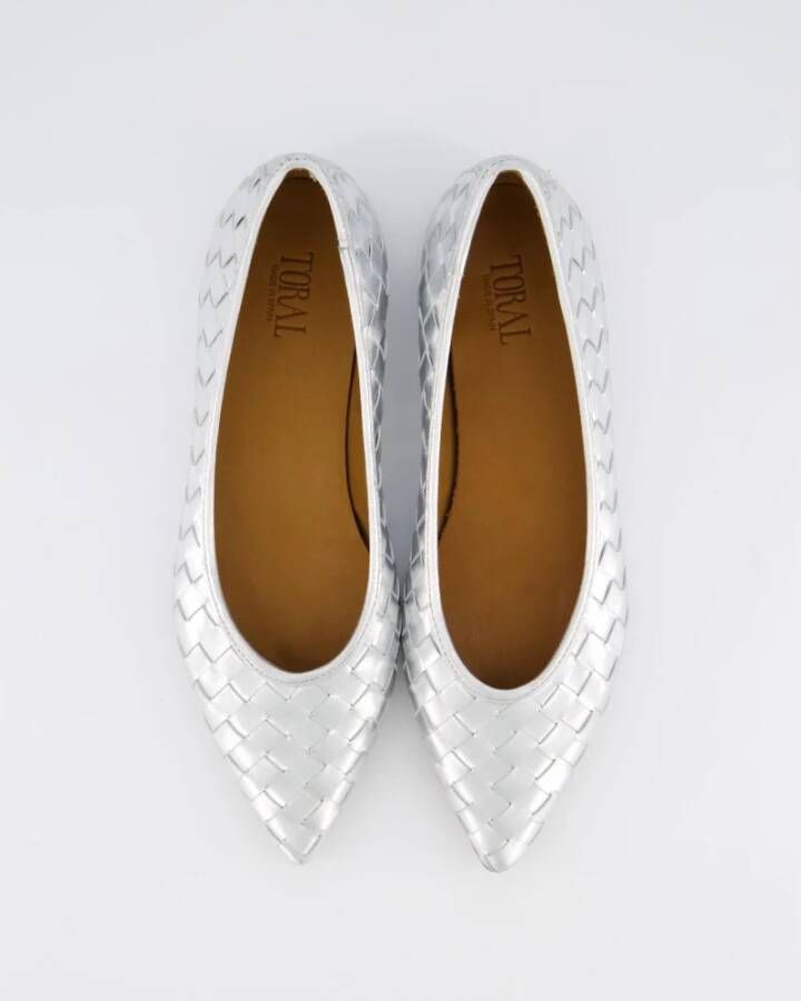 Toral Dames Magda Loafer Metallic Silver Gray Dames