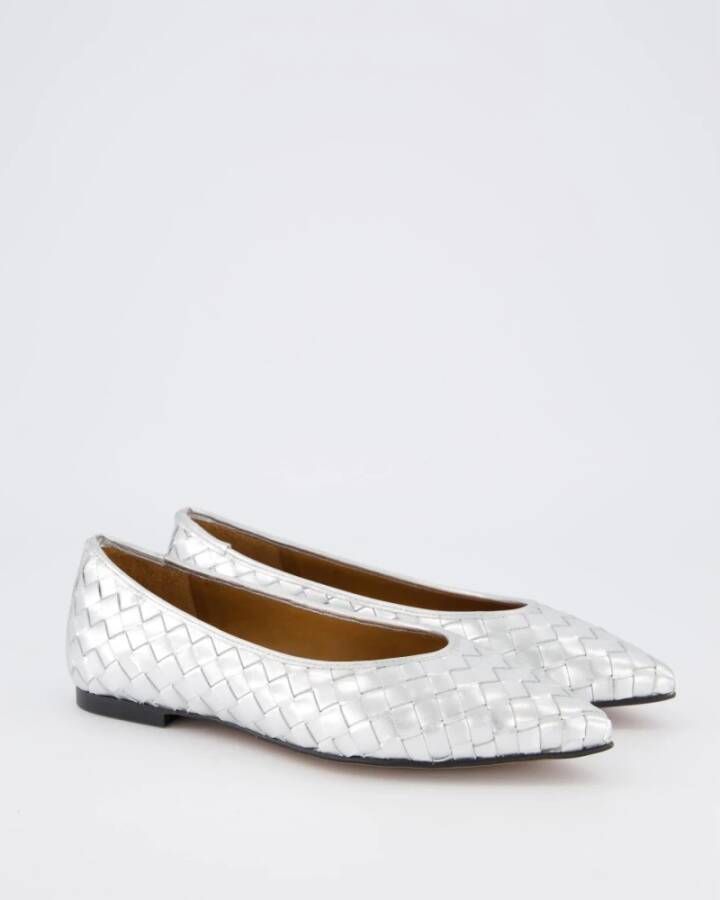 Toral Dames Magda Loafer Metallic Silver Gray Dames