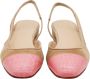 Toral Luisa Ballerina Sandalen Beige Dames - Thumbnail 2