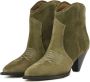 TORAL Enkellaarsjes Dames Cream Sue Maat: 39 Materiaal: Suède Kleur: Groen - Thumbnail 2