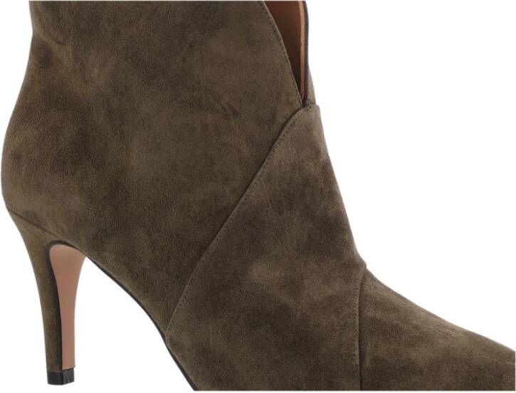 Toral Groene Suède Stijlvolle Damesschoenen
