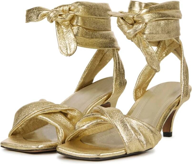 Toral High Heel Sandals Geel Dames