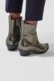 Toral Cowboylaarzen Dames Laarzen Damesschoenen Leer Krokodillenprint Blues met Lood - Thumbnail 9