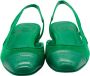 Toral Luisa Groene Leren Flats Green Dames - Thumbnail 2