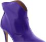 Toral Paarse Leren Damesschoenen - Thumbnail 2