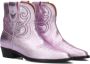 TORAL Enkellaarsjes Dames Puja Maat: 36 Materiaal: Leer Kleur: Paars - Thumbnail 5