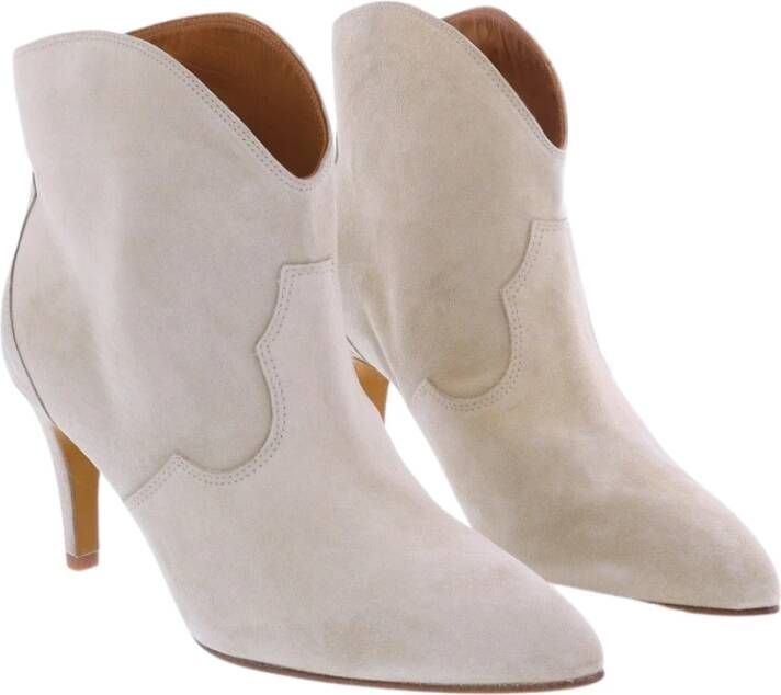 Toral Selene Heeled Boots Beige Dames