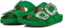 TORAL Slippers Dames 10865 Sue Maat: 37 Materiaal: Leer Kleur: Groen - Thumbnail 2