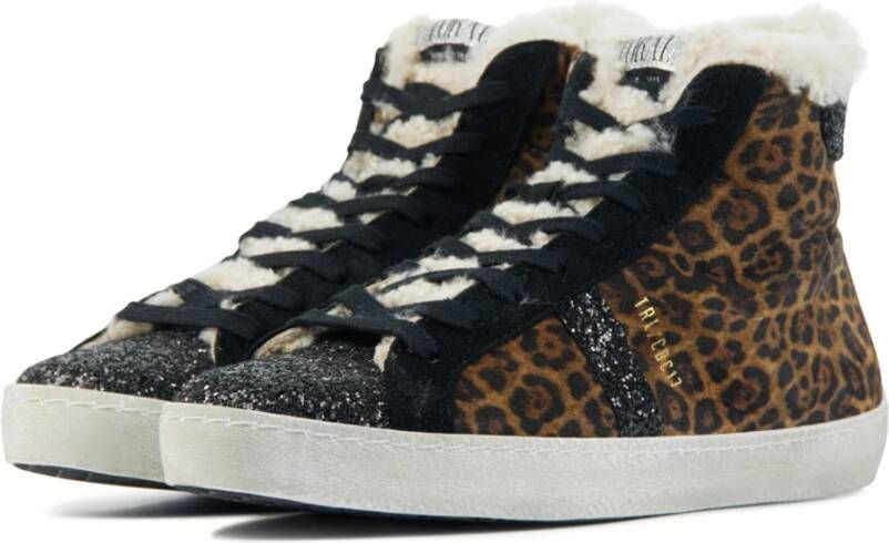 Toral Sneakers Leopard Bruin Dames