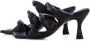 TORAL Muiltjes Dames Twisted Maat: 36 Materiaal: Leer Kleur: Zwart - Thumbnail 6