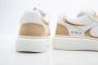 Toral Witte Leren Sneaker met Gouden Accenten Multicolor Dames - Thumbnail 4