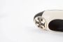 TORY BURCH Crèmekleurige Claire Leren Ballerina met Zwarte Contrastneus Beige Dames - Thumbnail 3