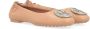 TORY BURCH Claire Ballet Flats Moderne Twist op Klassiek Design Beige Dames - Thumbnail 3