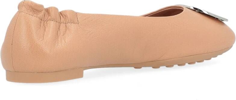 TORY BURCH Beige Claire Leren Ballerina Schoenen Beige Dames