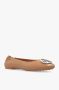 TORY BURCH Claire Ballet Flats Moderne Twist op Klassiek Design Beige Dames - Thumbnail 5