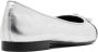 TORY BURCH Metallic Leren Ballerina Schoenen Zilver Zwart Multicolor Dames - Thumbnail 14