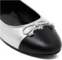 TORY BURCH Metallic Leren Ballerina Schoenen Zilver Zwart Multicolor Dames - Thumbnail 15