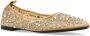TORY BURCH Ballerina's met glinsterende kristallen Beige Dames - Thumbnail 9
