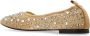 TORY BURCH Ballerina's met glinsterende kristallen Beige Dames - Thumbnail 10