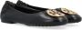 TORY BURCH Zwart Goud Ballerina's Elegant Platte Schoenen Black Dames - Thumbnail 15