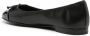 TORY BURCH Zwarte Leren Cap Toe Ballerina`s Black Dames - Thumbnail 8
