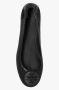 TORY BURCH Minnie Travel Ballet Pave Platte schoenen Zwart Dames - Thumbnail 7