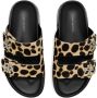 Tory Burch Beige Dubbele Band Sandalen Platte Zool - Thumbnail 2