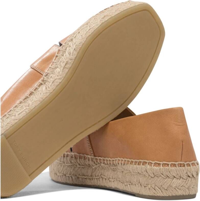 Tory Burch Beige Espadrilles voor Vrouwen Ss25