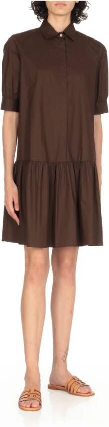 Tory Burch Beige Leren Sandalen met Iconisch Logo