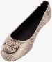 Tory Burch Beige Platte Schoenen met Logo Detail - Thumbnail 2