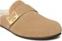 TORY BURCH Bruine Leren Pantoffels Elegante Stijl Brown Dames - Thumbnail 14