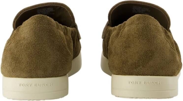 Tory Burch Bruin leren ballet sport loafers